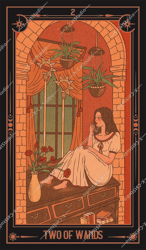 She's Wilderness Tarot – Two of Wands