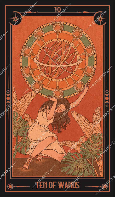 She's Wilderness Tarot – Ten of Wands