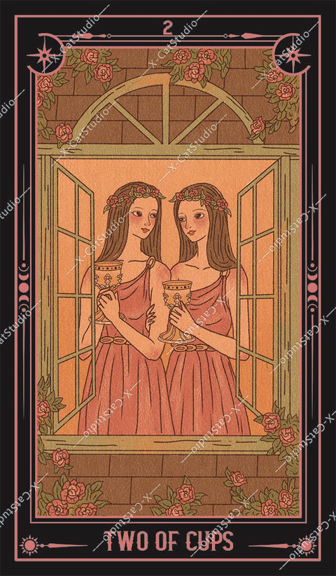 She's Wilderness Tarot – Two of Cups