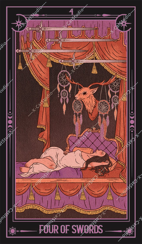 She's Wilderness Tarot – Four of Swords