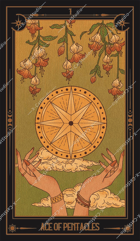 She's Wilderness Tarot – Ace of Pentacles