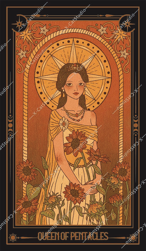 She's Wilderness Tarot – Queen of Pentacles