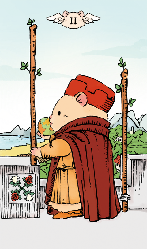 Shushu Tarot – Two of Wands
