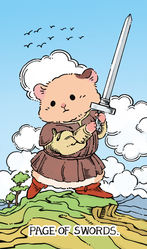 Shushu Tarot – Page of Swords
