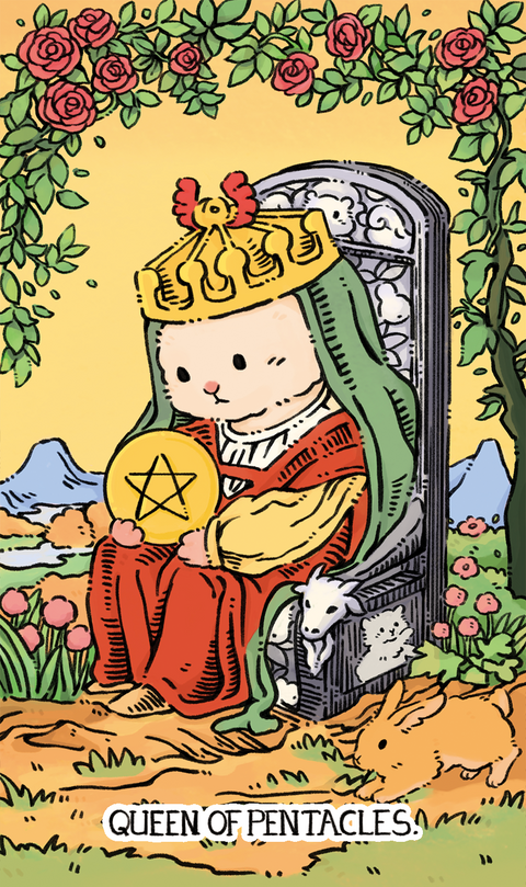 Shushu Tarot – Queen of Pentacles