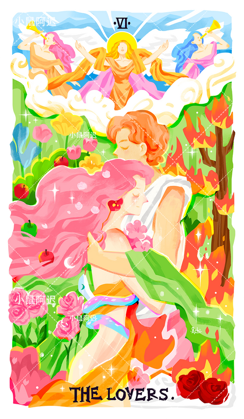 Sleepwalker's Tarot – The Lovers