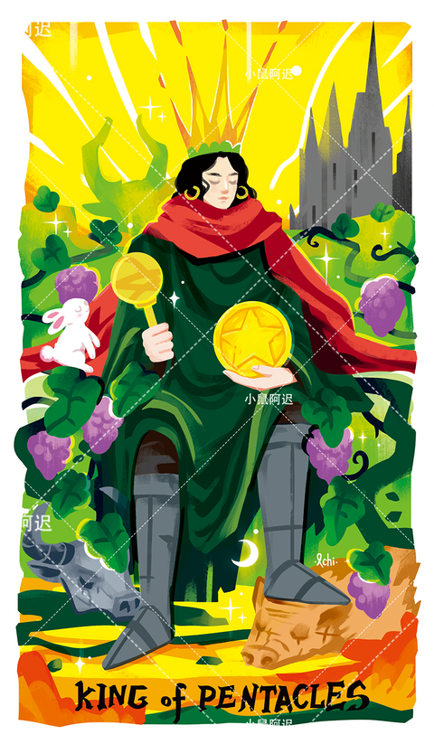 Sleepwalker's Tarot – King of Pentacles