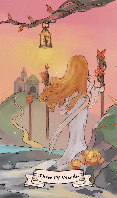 The Soul's Haven Tarot – Three of Wands