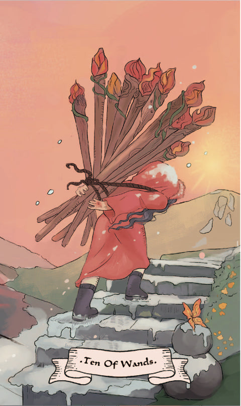 The Soul's Haven Tarot – Ten of Wands