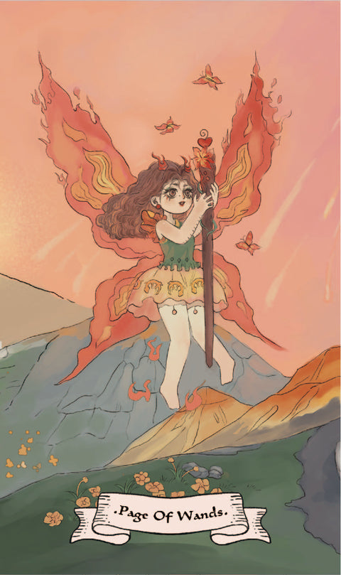The Soul's Haven Tarot – Page of Wands