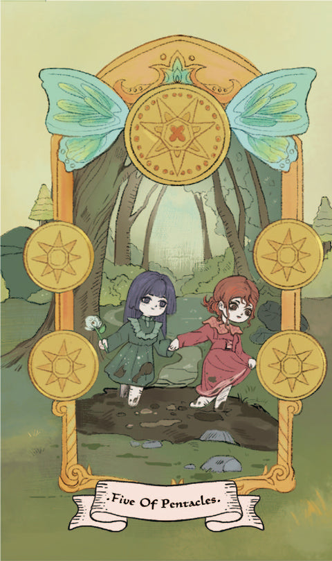 The Soul's Haven Tarot – Five of Pentacles