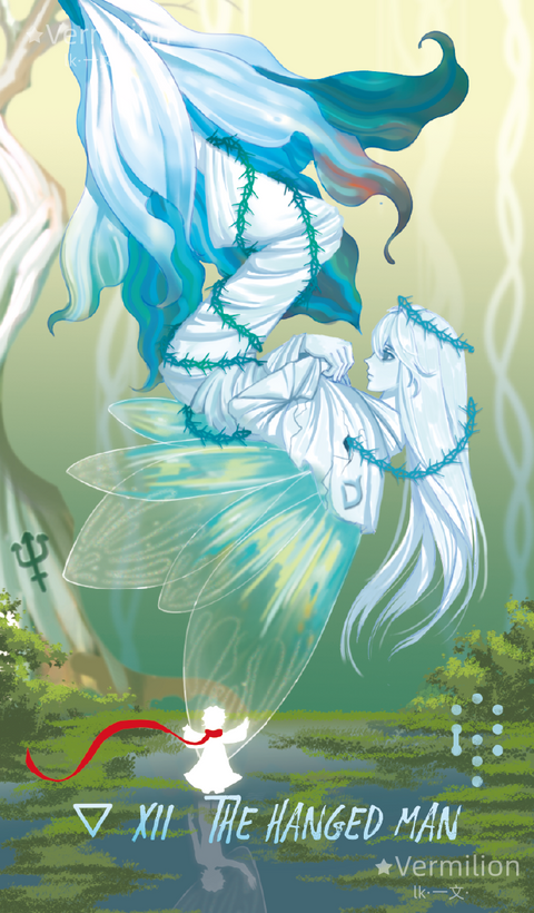 Starlit Gleanings Tarot – The Hanged Man