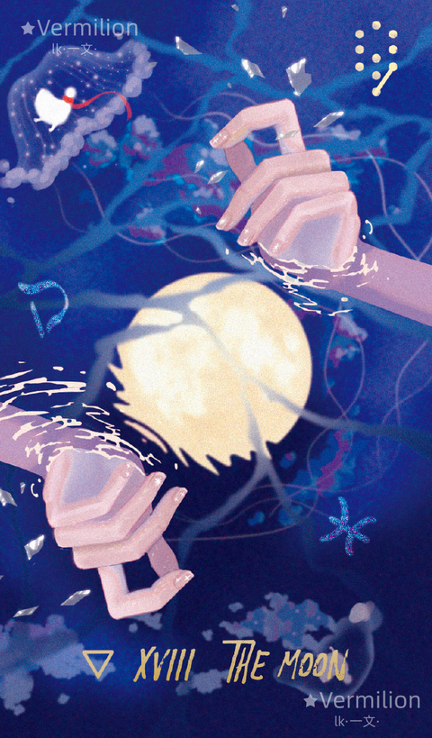 Starlit Gleanings Tarot – The Moon