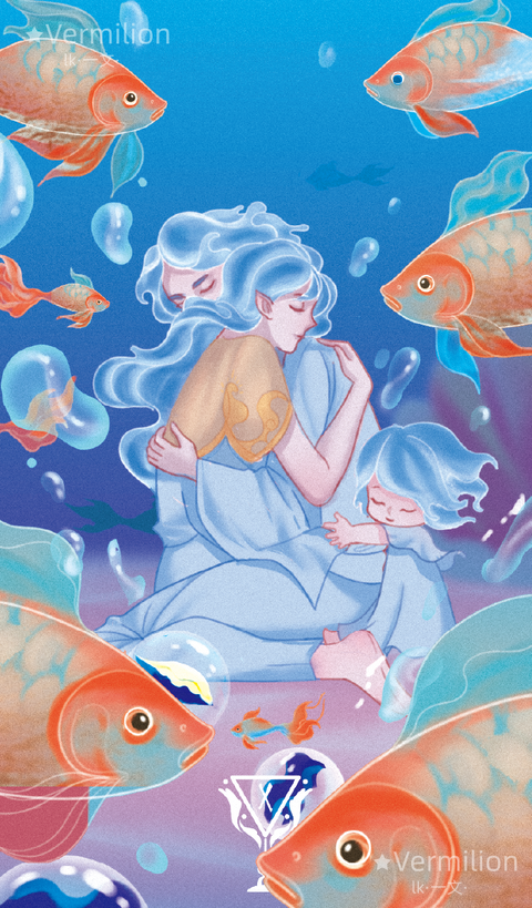 Starlit Gleanings Tarot – Ten of Cups