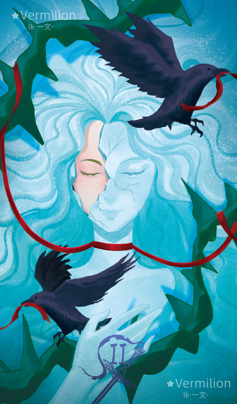 Starlit Gleanings Tarot – Two of Swords