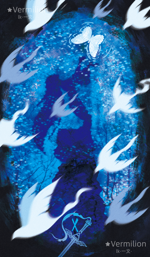 Starlit Gleanings Tarot – Ten of Swords