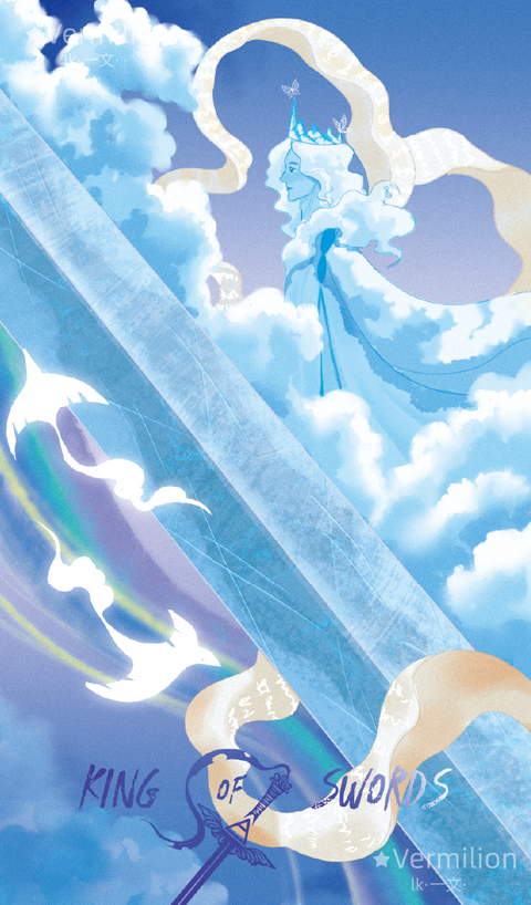 Starlit Gleanings Tarot – King of Swords