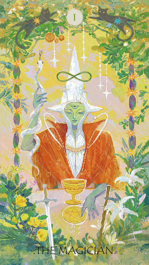 The Whisper of Stars and Garden Tarot – The Magician