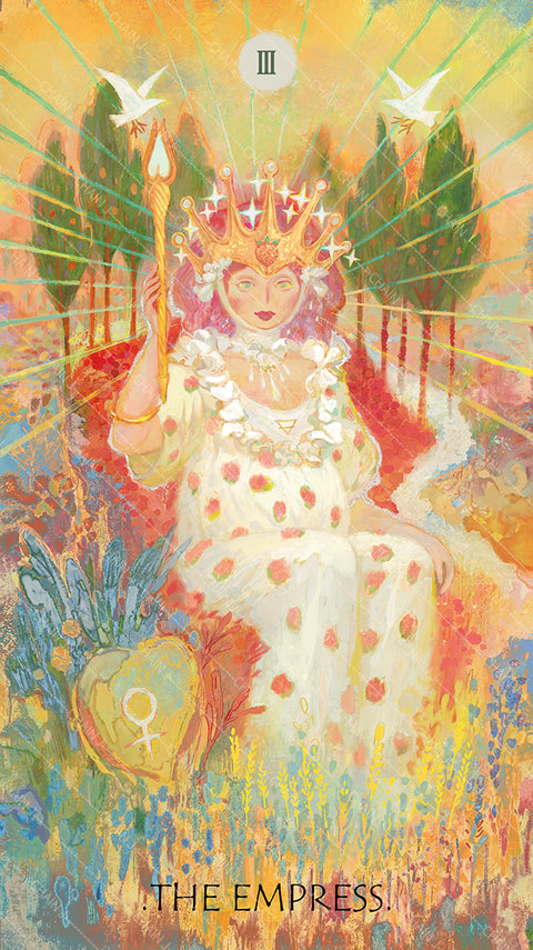 The Whisper of Stars and Garden Tarot – The Empress
