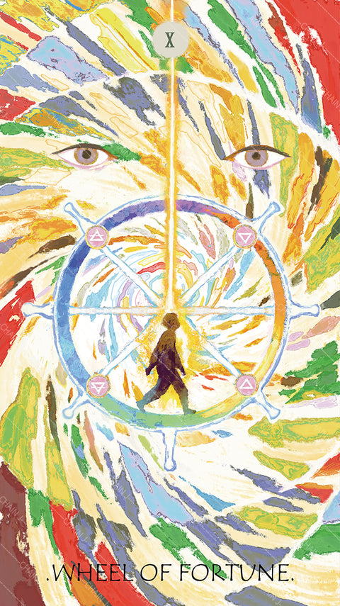 The Whisper of Stars and Garden Tarot – The Wheel of Fortune