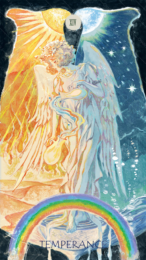 The Whisper of Stars and Garden Tarot – Temperance