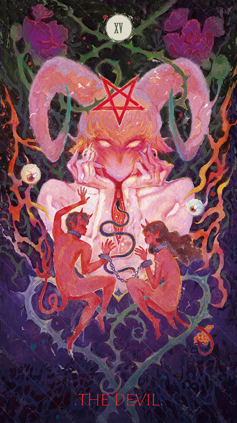 The Whisper of Stars and Garden Tarot – The Devil