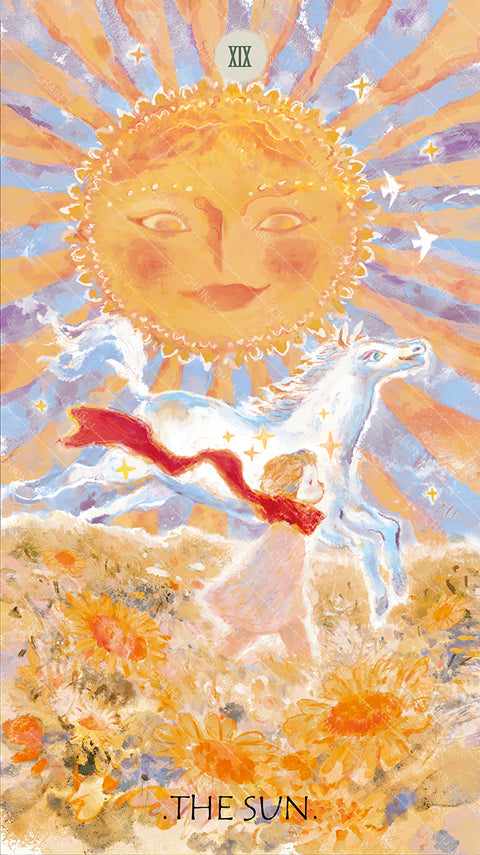 The Whisper of Stars and Garden Tarot – The Sun