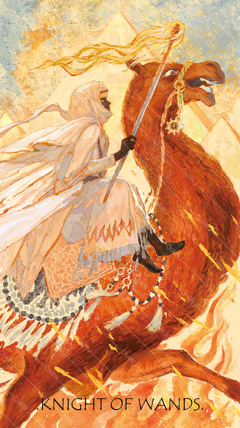 The Whisper of Stars and Garden Tarot – Knight of Wands