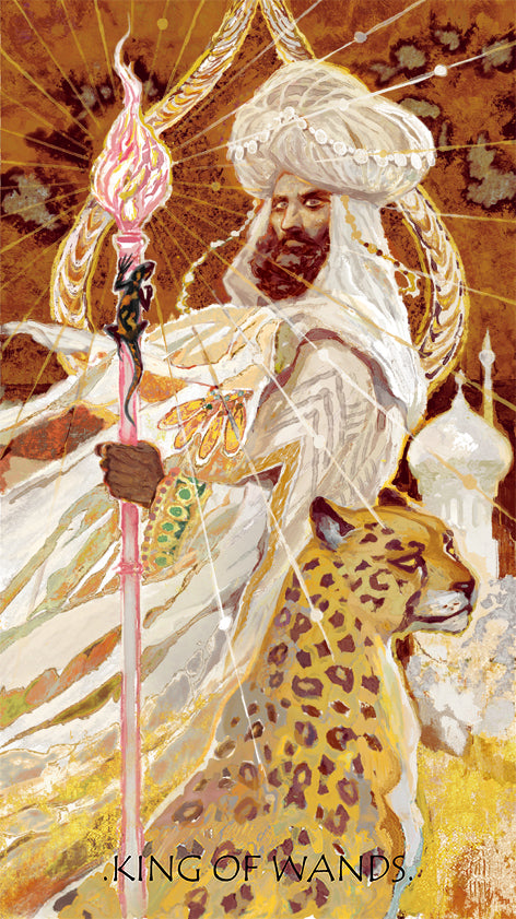The Whisper of Stars and Garden Tarot – King of Wands