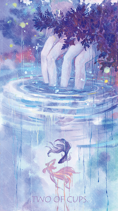 The Whisper of Stars and Garden Tarot – Two of Cups