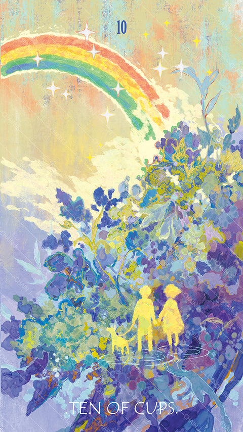 The Whisper of Stars and Garden Tarot – Ten of Cups