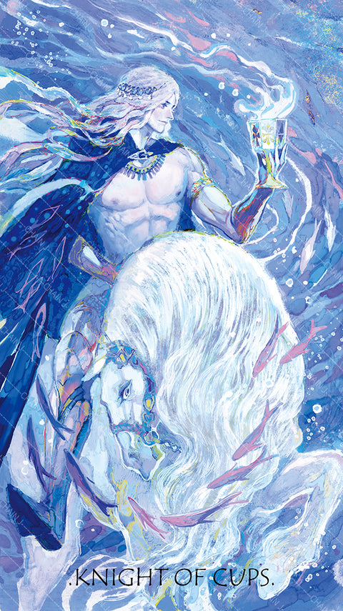 The Whisper of Stars and Garden Tarot – Knight of Cups