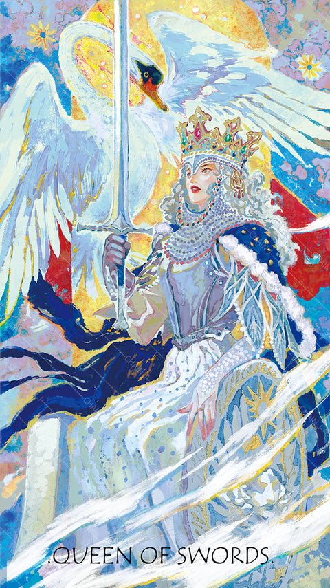 The Whisper of Stars and Garden Tarot – Queen of Swords