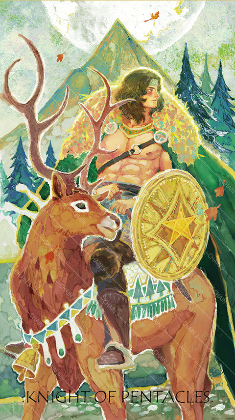 The Whisper of Stars and Garden Tarot – Knight of Pentacles