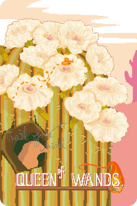 Trail of Mind Tarot – Queen of Wands