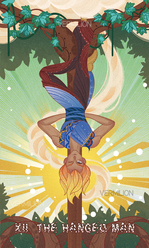 Unnamed Tarot – The Hanged Man