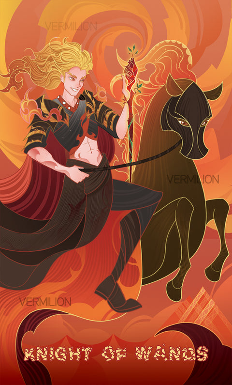 Unnamed Tarot – Knight of Wands