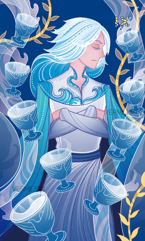 Unnamed Tarot – Nine of Cups