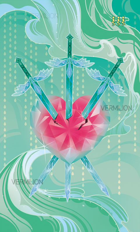Unnamed Tarot – Three of Swords