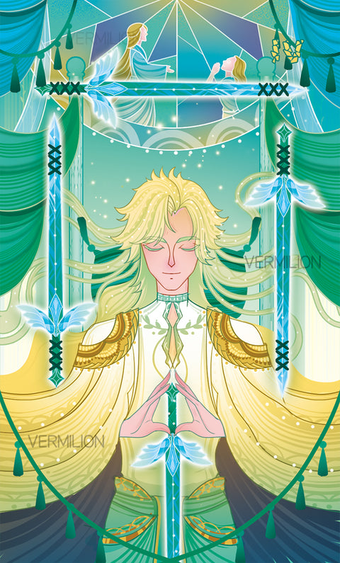 Unnamed Tarot – Four of Swords