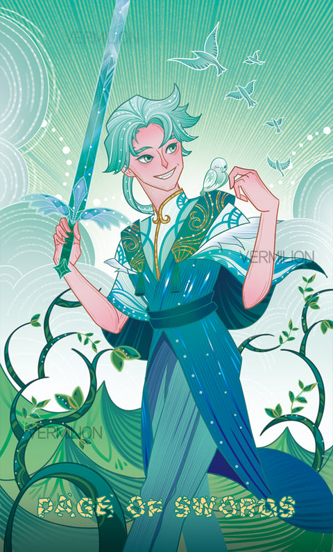 Unnamed Tarot – Page of Swords