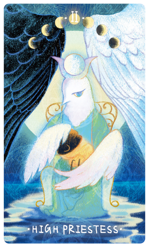 Uno with the Sun Tarot – The High Priestess