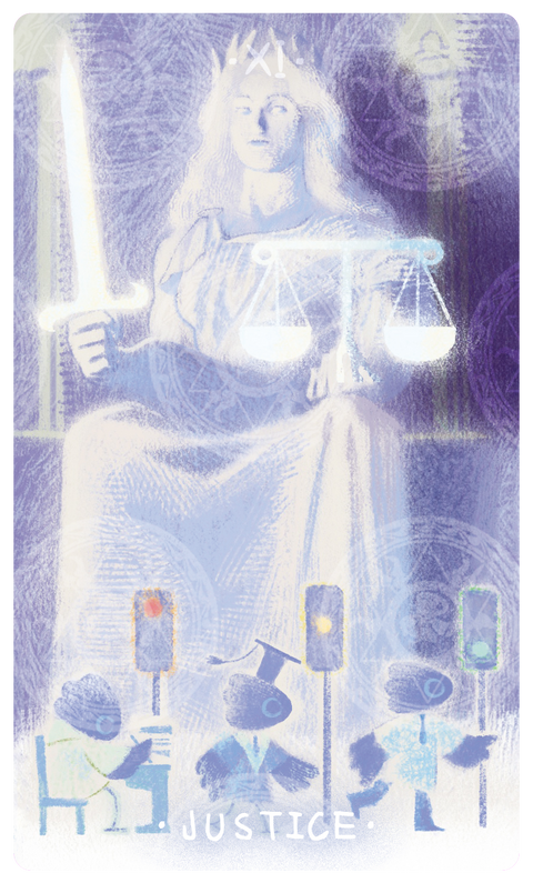 Uno with the Sun Tarot – Justice