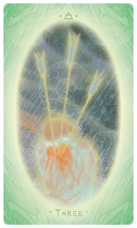 Uno with the Sun Tarot – Three of Arrows