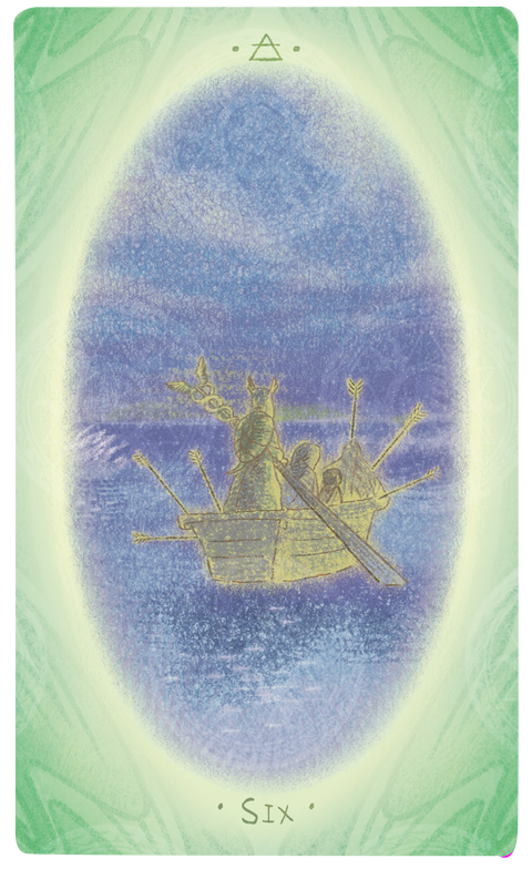Uno with the Sun Tarot – Six of Arrows