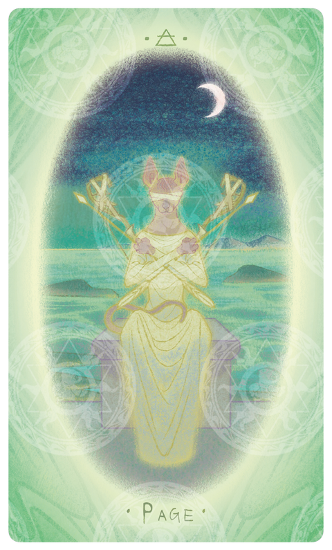 Uno with the Sun Tarot – Page of Arrows