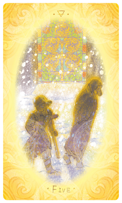 Uno with the Sun Tarot – Five of Crests