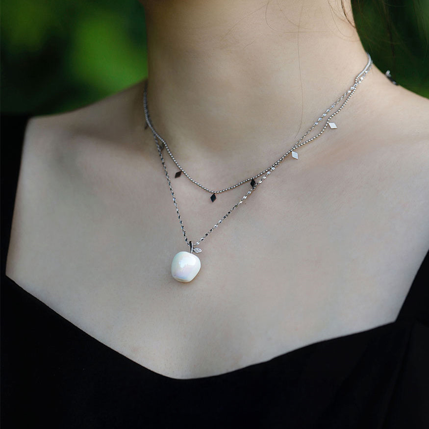 YIHE Ceramic Necklace "Apple of My Eye"