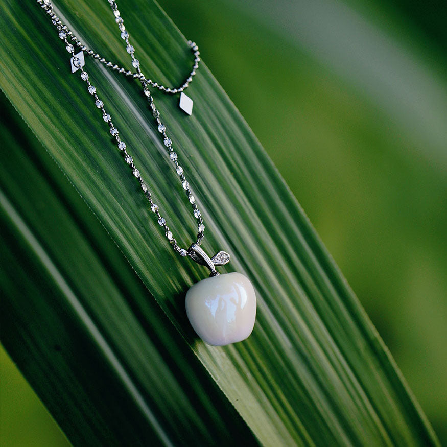 YIHE Ceramic Necklace "Apple of My Eye"