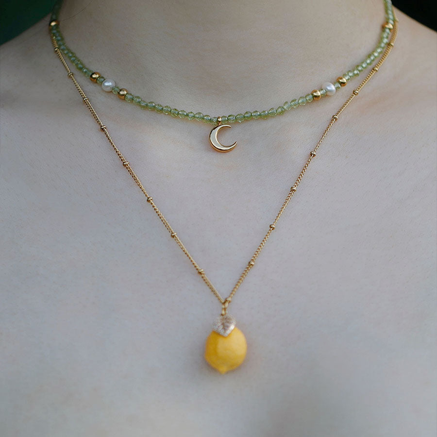 YIHE Ceramic Necklace "Lemoon"